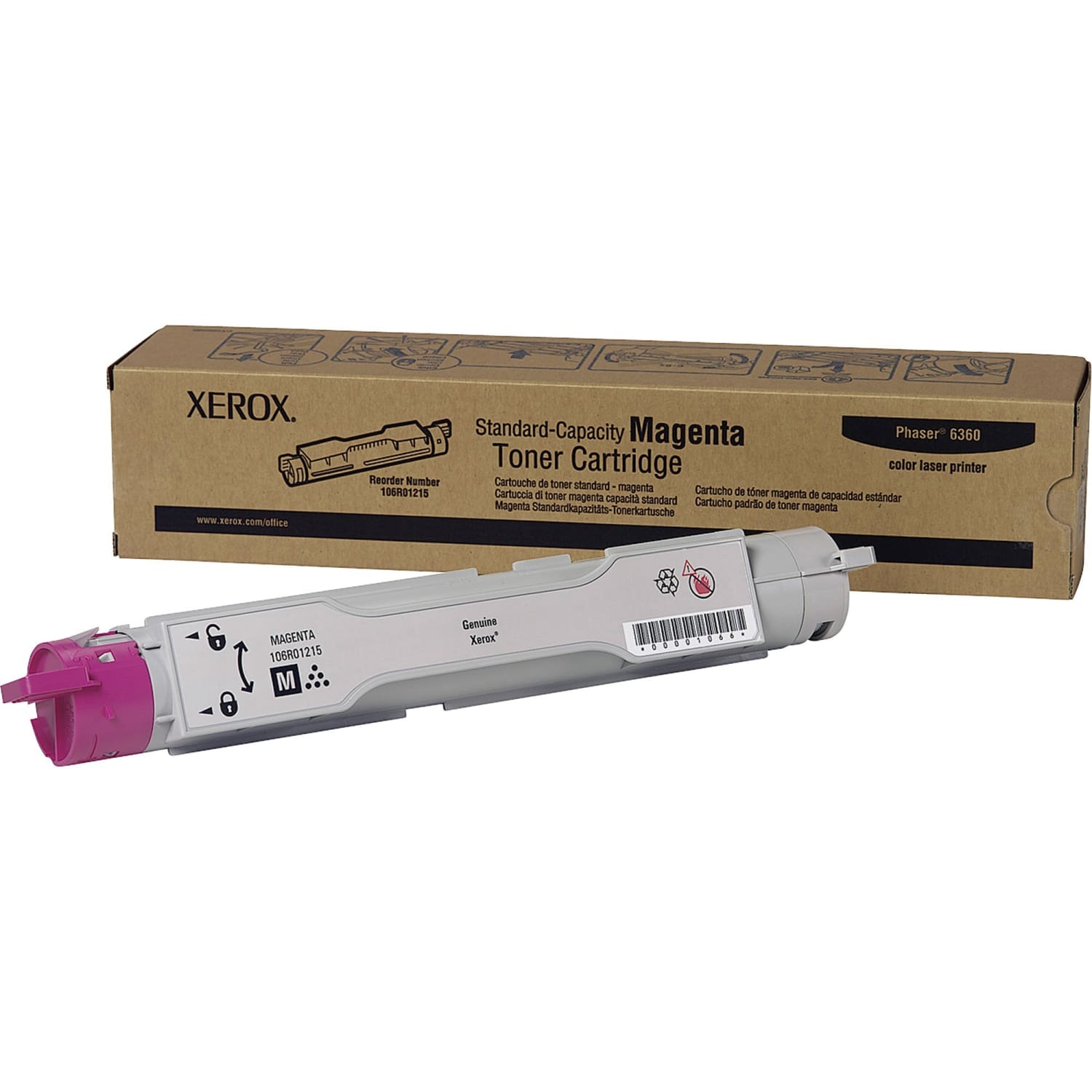 Xerox 6360 Magenta Toner Cartridge, 106R01215 - Image 5
