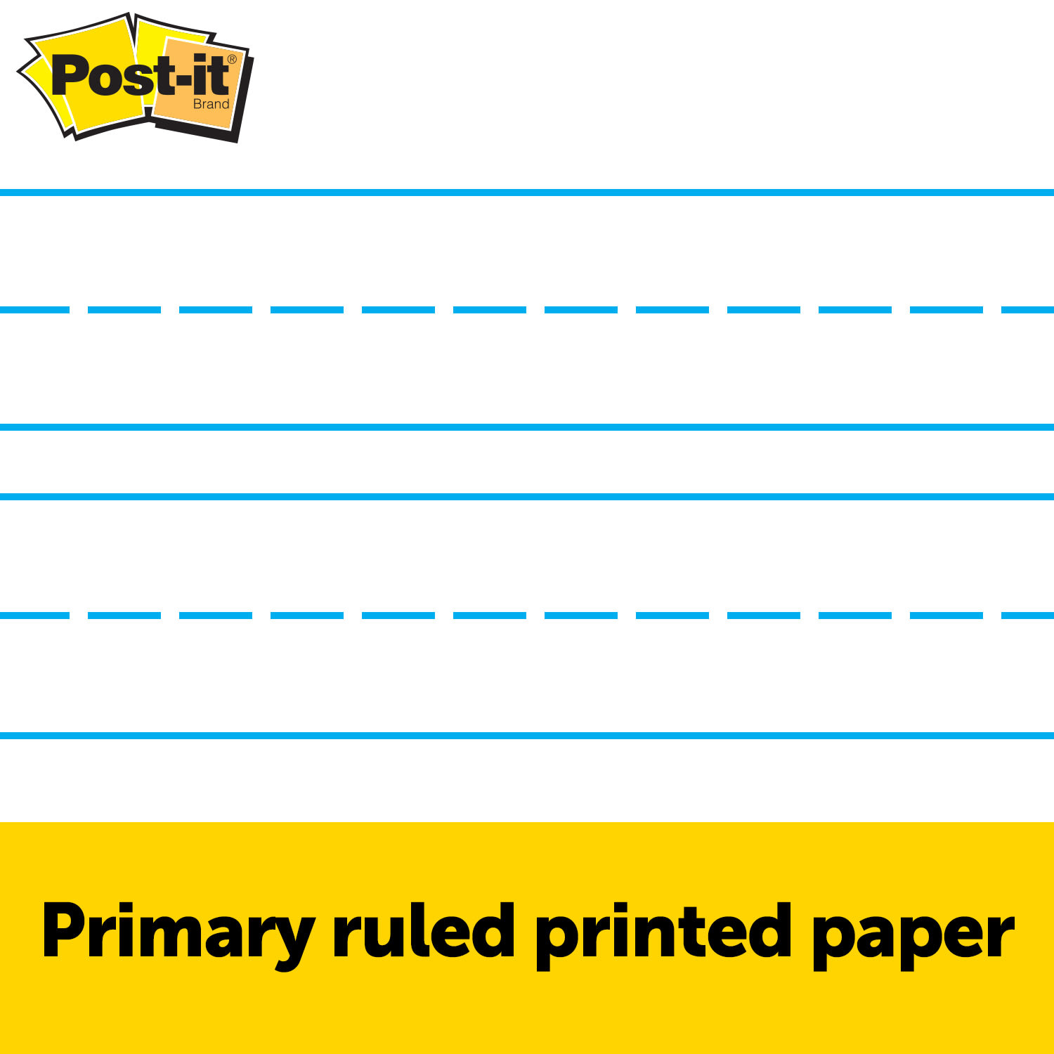 Post-it Super Sticky Easel Pad, 20 in x 23 in, 1 Pad, 20 Sheets/Pad, Primary Ruled, Great for Virtual Teachers and Students, White - Image 4