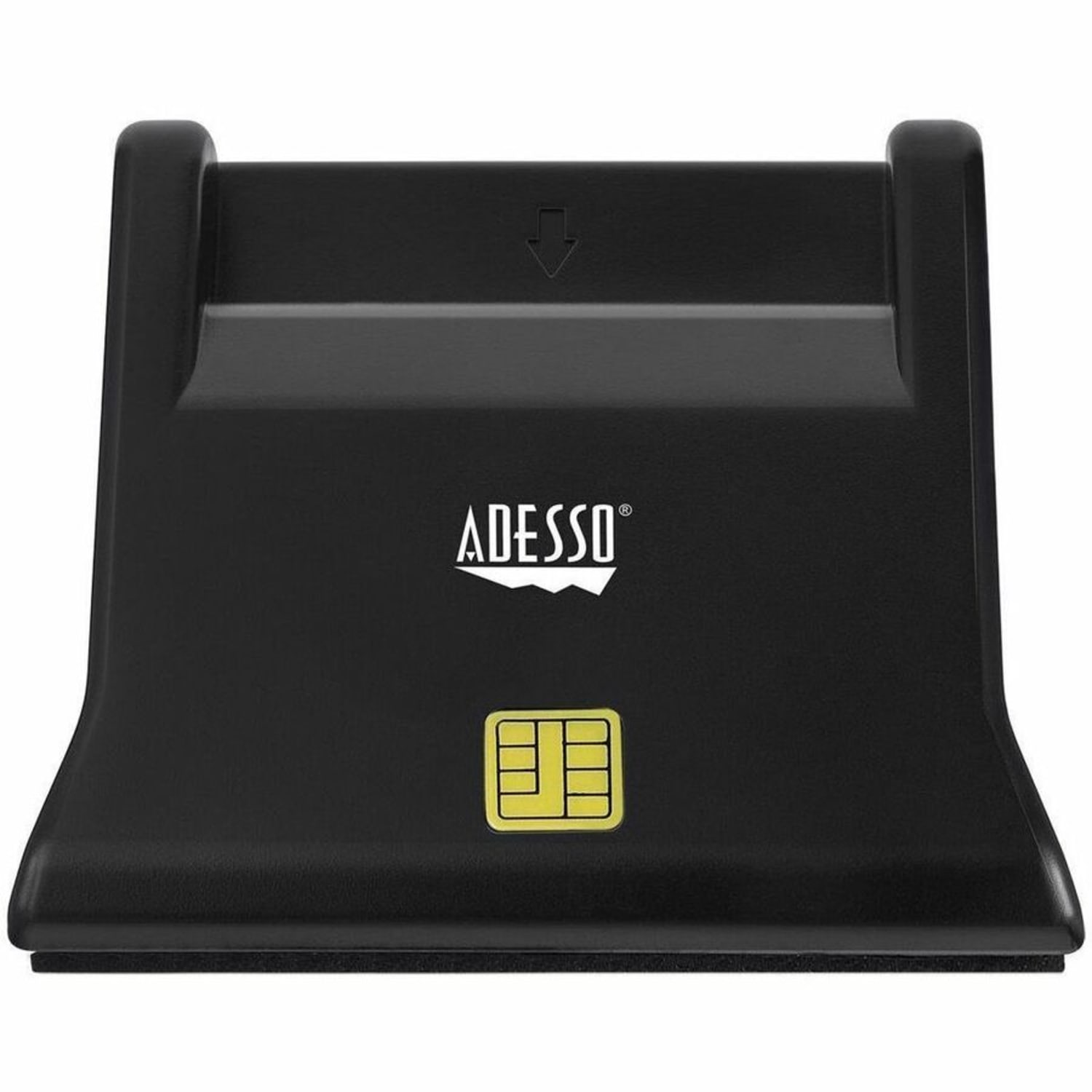 Adesso Desktop Smart Card Reader - Contact - Cable - USB 2.0 - Black - TAA Compliant - Image 4