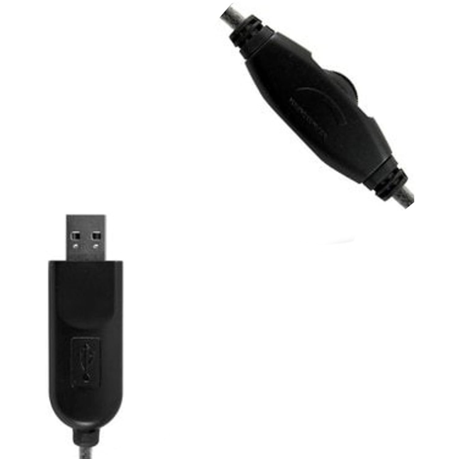 Hamilton Buhl MACH-1 Headset - USB - Wired - 32 Ohm - 50 Hz to 20 kHz - On-ear - Binaural - 5 ft Cable - Omni-directional, Noise Cancelling Microphone - Silver, Black - Image 5