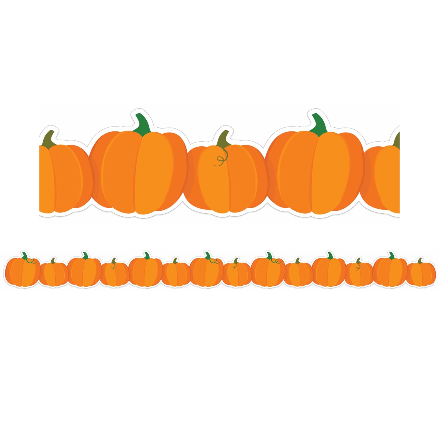 Eureka Extra Wide Deco Trim Packs, 37' x 3-1/4in, Pumpkins, Set Of 6 Packs - Image 3