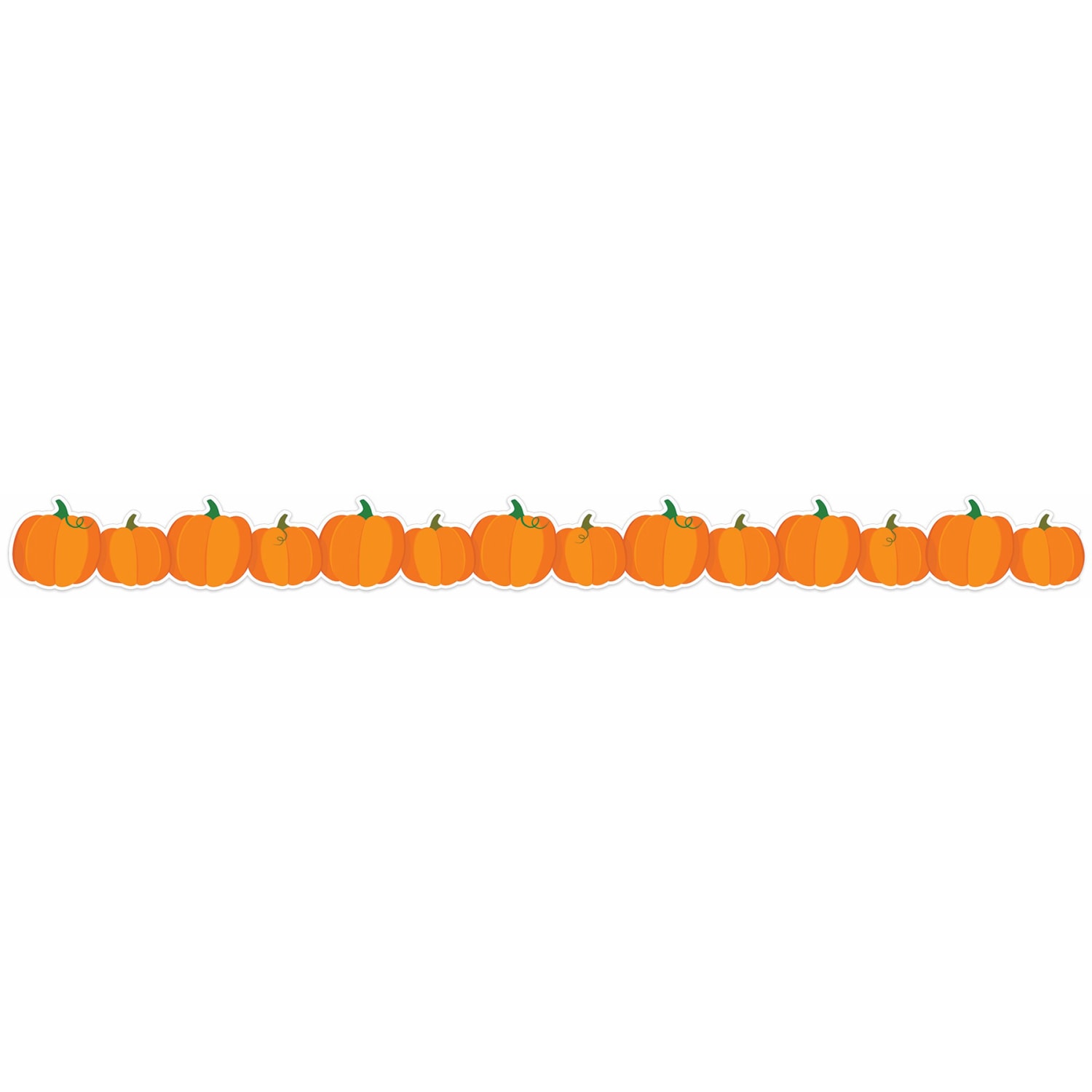 Eureka Extra Wide Deco Trim Packs, 37' x 3-1/4in, Pumpkins, Set Of 6 Packs - Image 4
