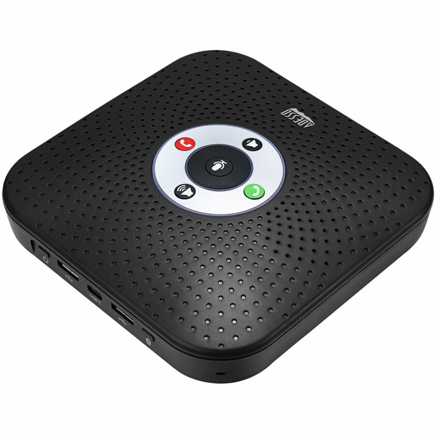 Adesso 360 deg. Conference Call Bluetooth/Wired Speaker with Microphone and USB 3.0 Hubs - USB - Microphone - Battery - Image 3