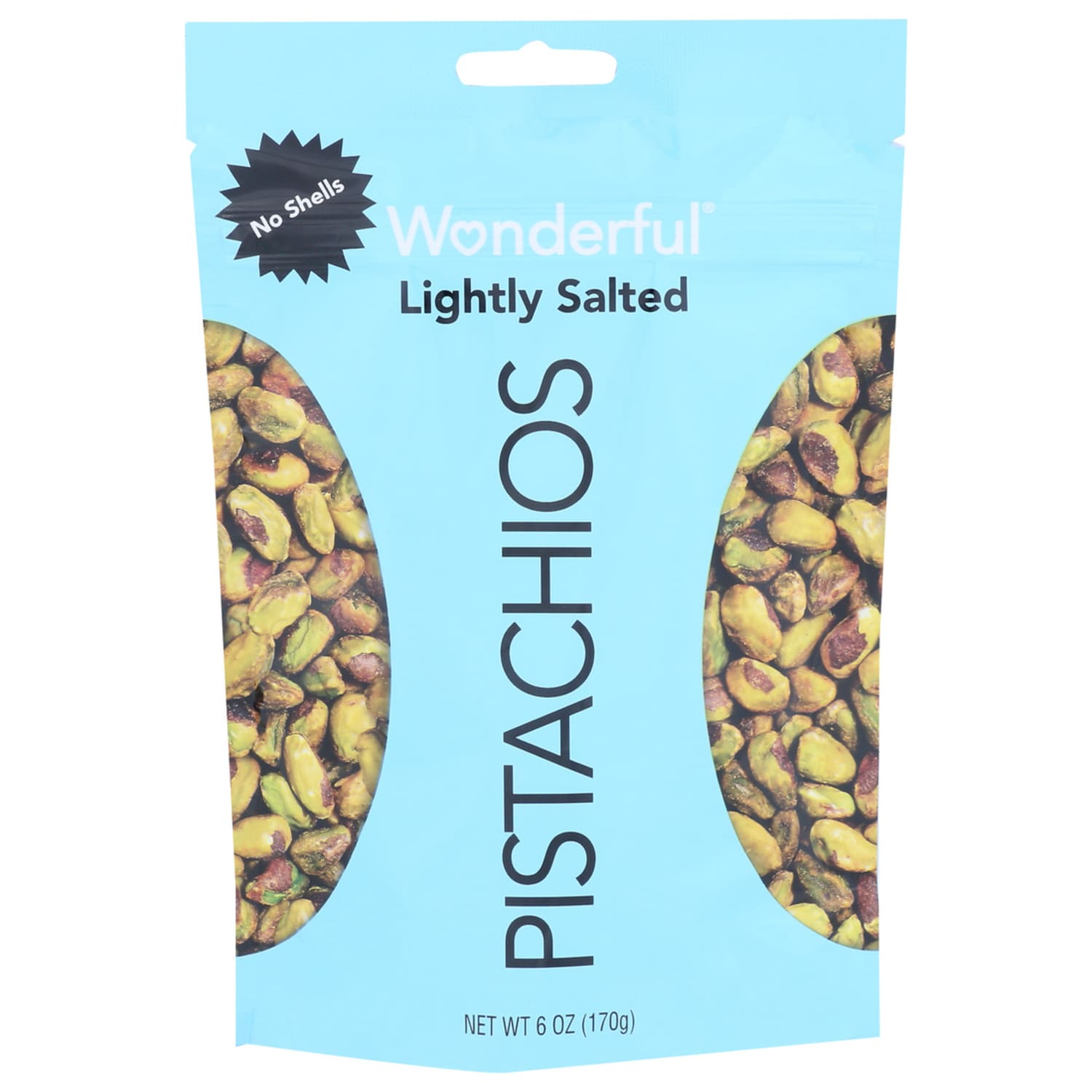 Wonderful Pistachios No Shells Pistachios Pouches, Roasted & Lightly Salted, 6 Oz, Total Qty 10 - Image 3