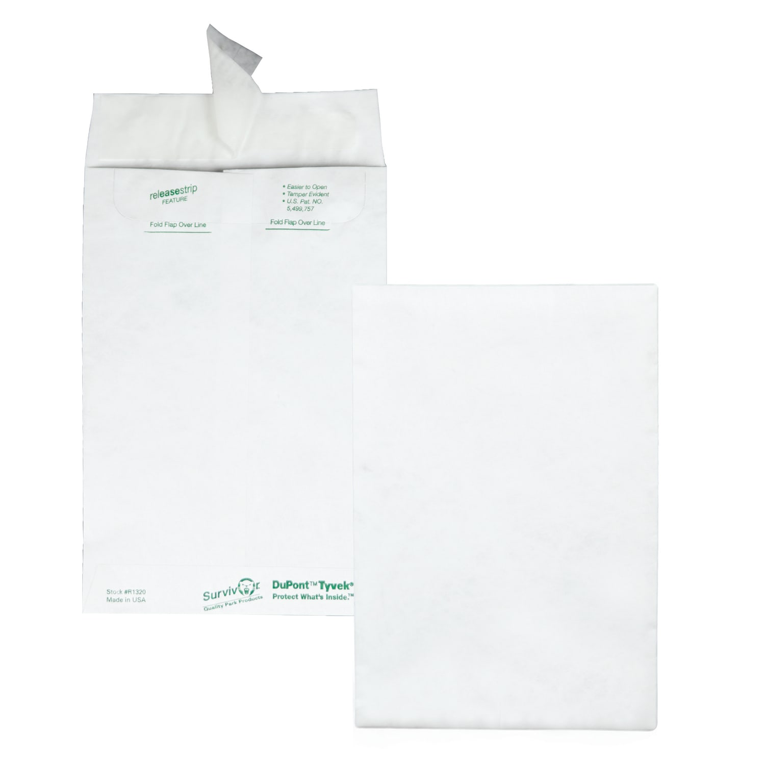 Quality Park Tyvek 6in x 9in Envelopes, Self-Adhesive Closure, White, Box Of 100 - Image 4