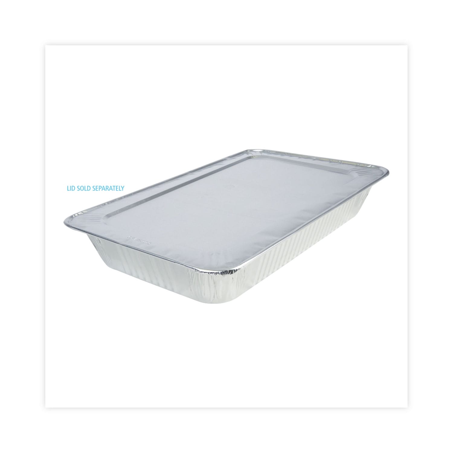 Boardwalk Aluminum Steam Table Pans, Full-Size Deep, 3-1/4inH x 12-13/16inW x 20-3/4inD, Silver, Carton Of 50 Pans - Image 6