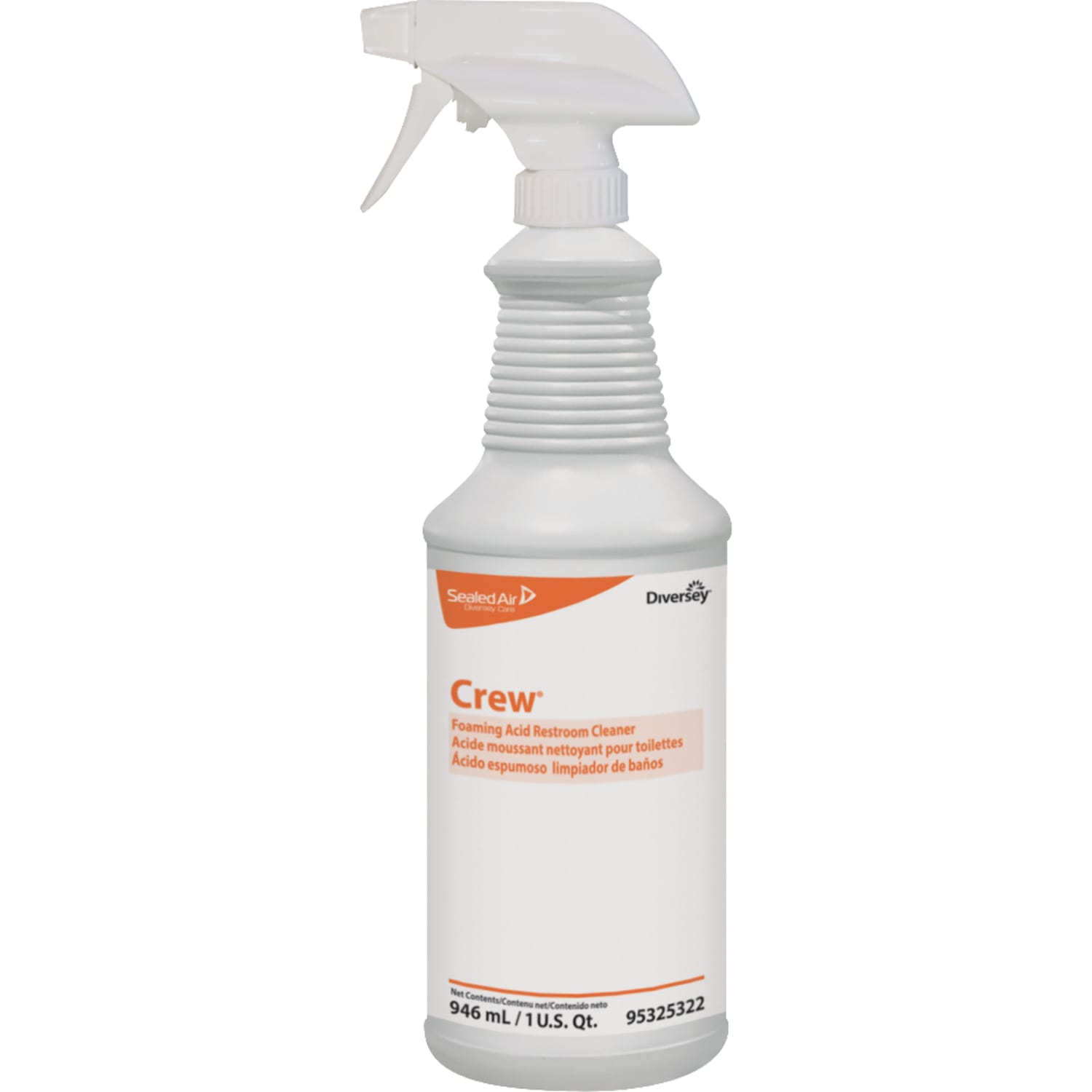 JohnsonDiversey Acid-Based Foaming Restroom Cleaner, Fresh Scent, 32 Oz Bottle - Image 3