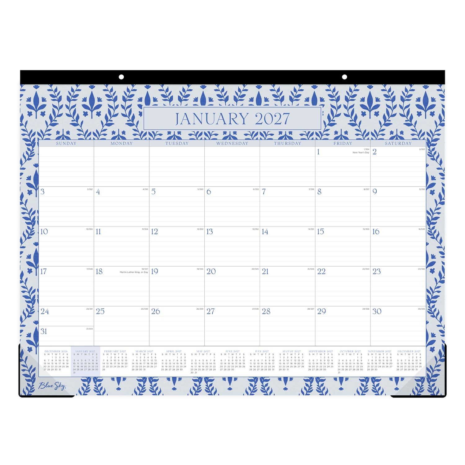 2027 Baritza Monthly Desk Pad Calendar 22x17 - Image 3