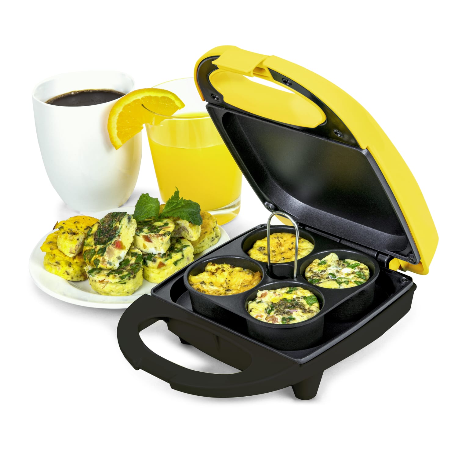Nostalgia Electrics MBKFST4YLW MyMini Breakfast Maker, 9-7/16in x 4-3/16in - Image 4
