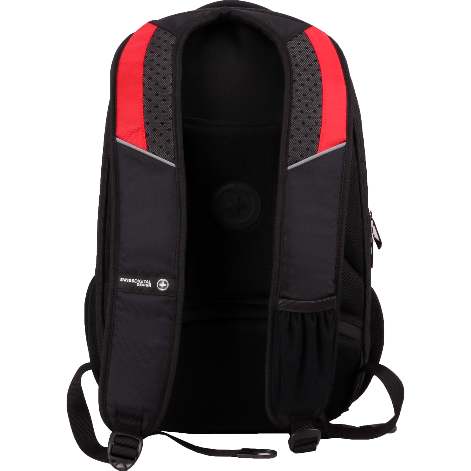 SwissDigital Circuit Antibacterial Business Backpack With 16.1in Laptop Pocket, Black - Image 3