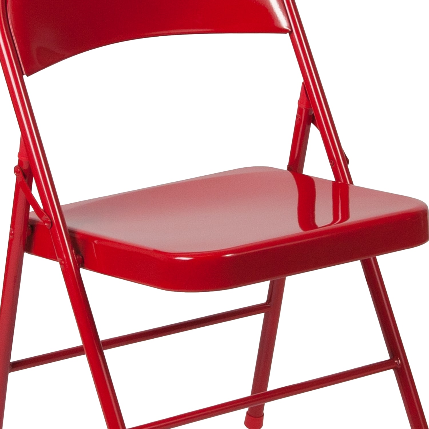Flash Furniture HERCULES Series DoubleBraced Metal Folding Chairs Red Set Of 4 Chairs PopularChairscom Flash Furniture HERCULES Series Double Braced Metal Folding Chairs Red Set Of 4 Chairs PopularChairscom