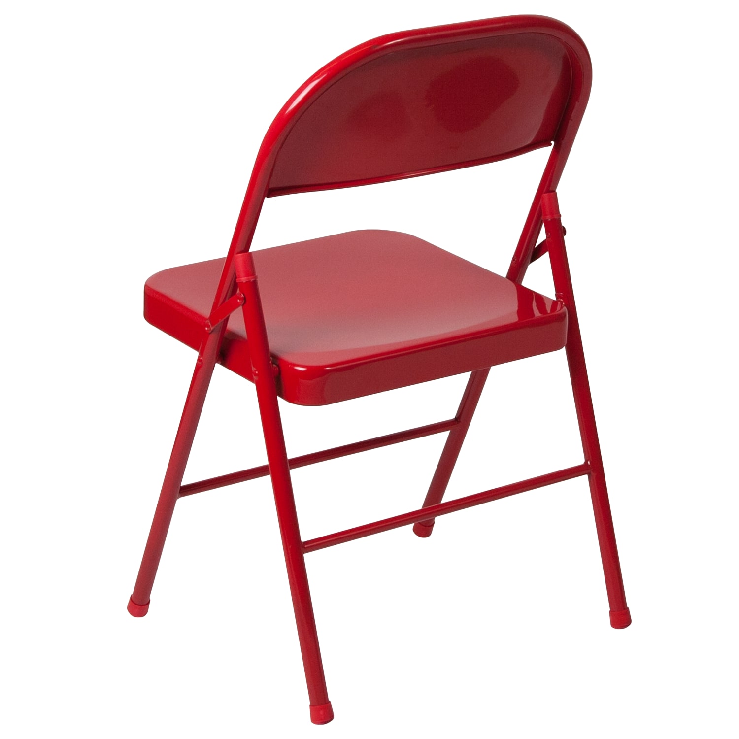 Flash Furniture HERCULES Series DoubleBraced Metal Folding Chairs Red Set Of 4 Chairs PopularChairscom Flash Furniture HERCULES Series Double Braced Metal Folding Chairs Red Set Of 4 Chairs PopularChairscom