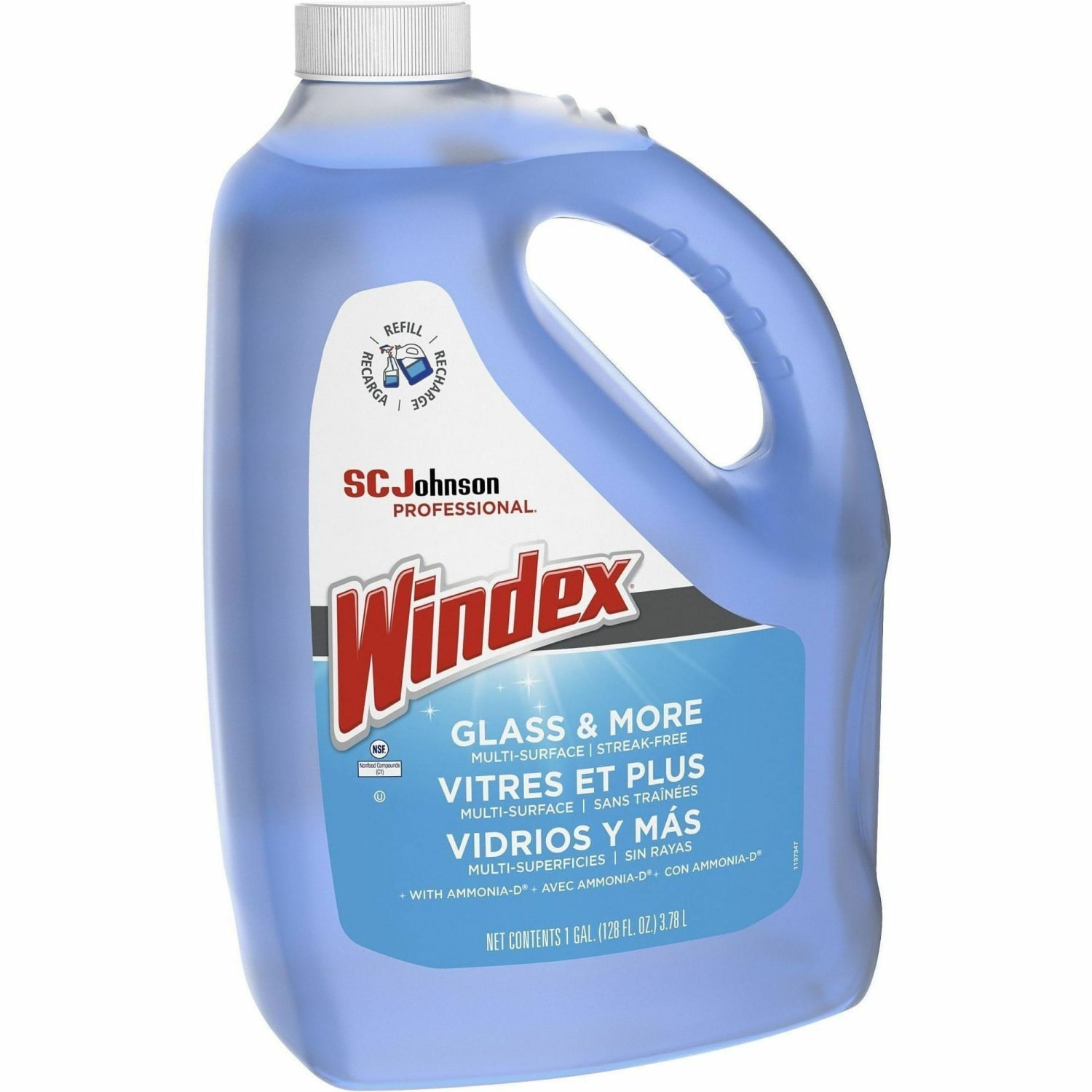 Windex Glass & Multi-Surface Cleaner, 128 Oz Bottle, Case Of 4 - Image 6