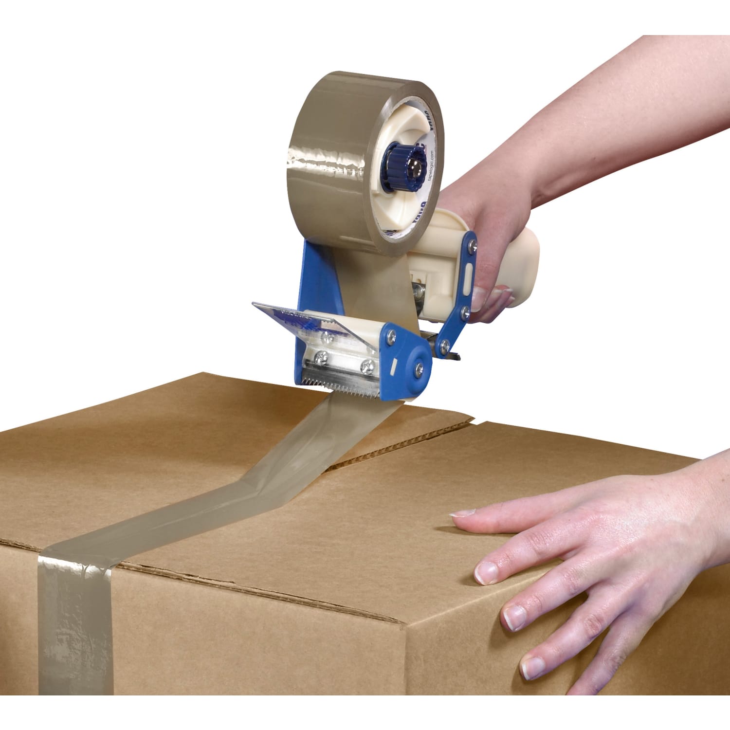Tape Logic Acrylic Sealing Tape, 3in Core, 2in x 55 Yd., Tan, Pack Of 6 - Image 4