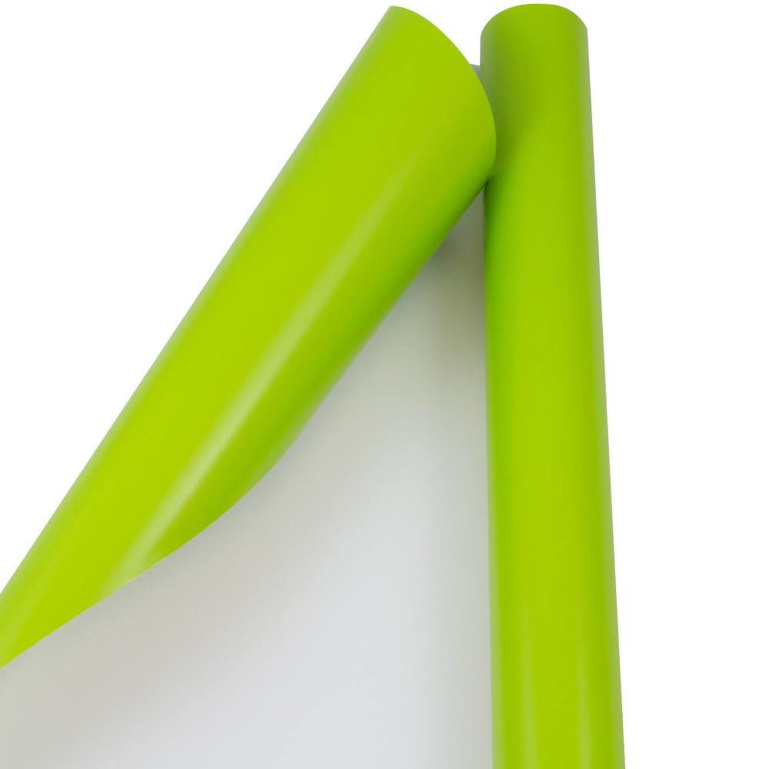 JAM Paper Wrapping Paper, Glossy, 25 Sq Ft, Lime Green - Image 3