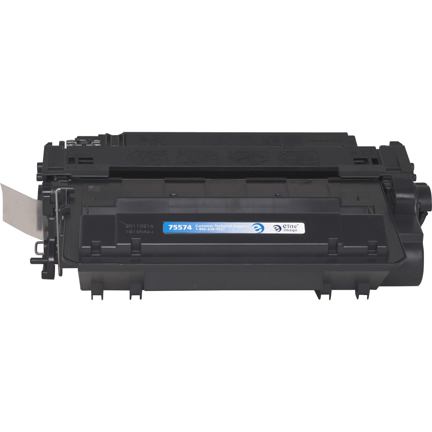 Elite Image Remanufactured Black High Yield Toner Cartridge Replacement For HP 55X, CE255X - Image 3