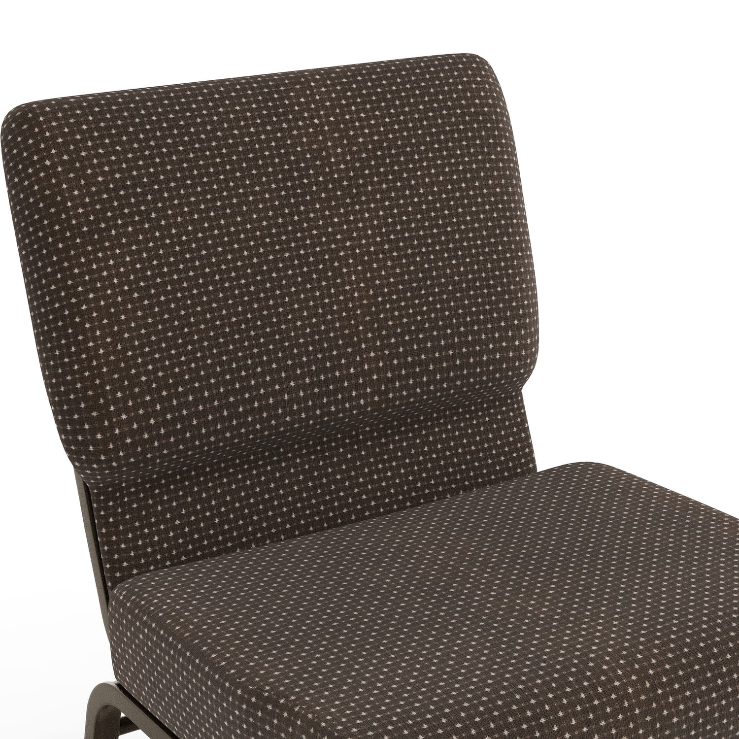 Flash Furniture HERCULES Series 21inW Stackable Church Chair, Brown/Goldvein - Image 13