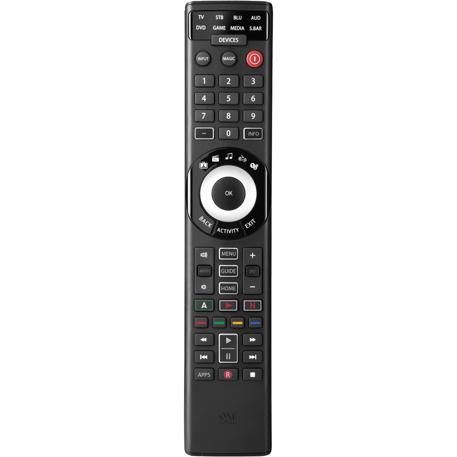 One For All Smart Control 8 Universal Remote - URC7880