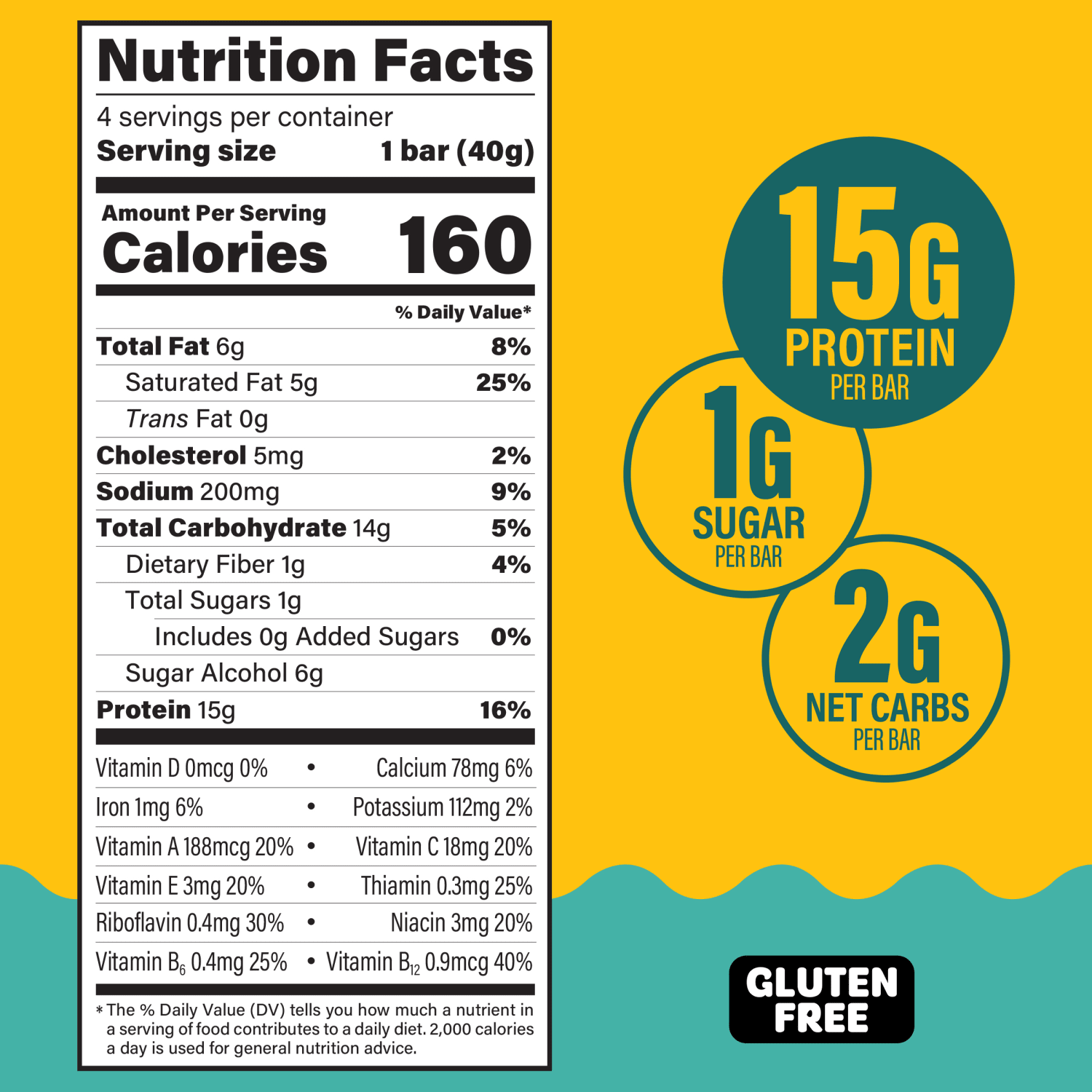 FULFIL Chocolate Salted Caramel Flavor Vitamin & Protein Standard Bars, 1.41 Oz, Total Qty 24 - Image 5