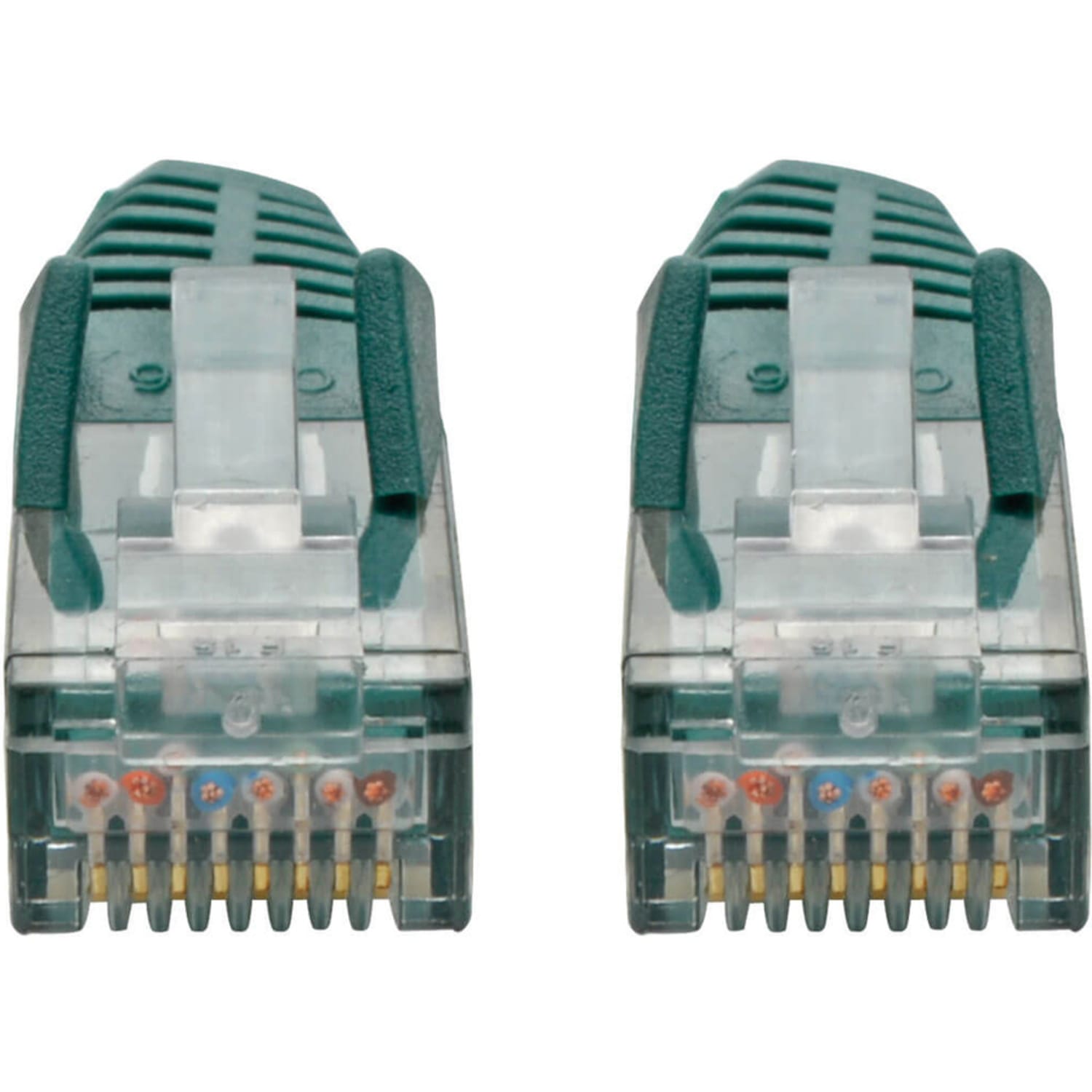 Tripp Lite Cat6 GbE Gigabit Ethernet Snagless Molded Patch Cable UTP Green RJ45 M/M 35ft 35ft - 1x R - N201035GN - Image 4