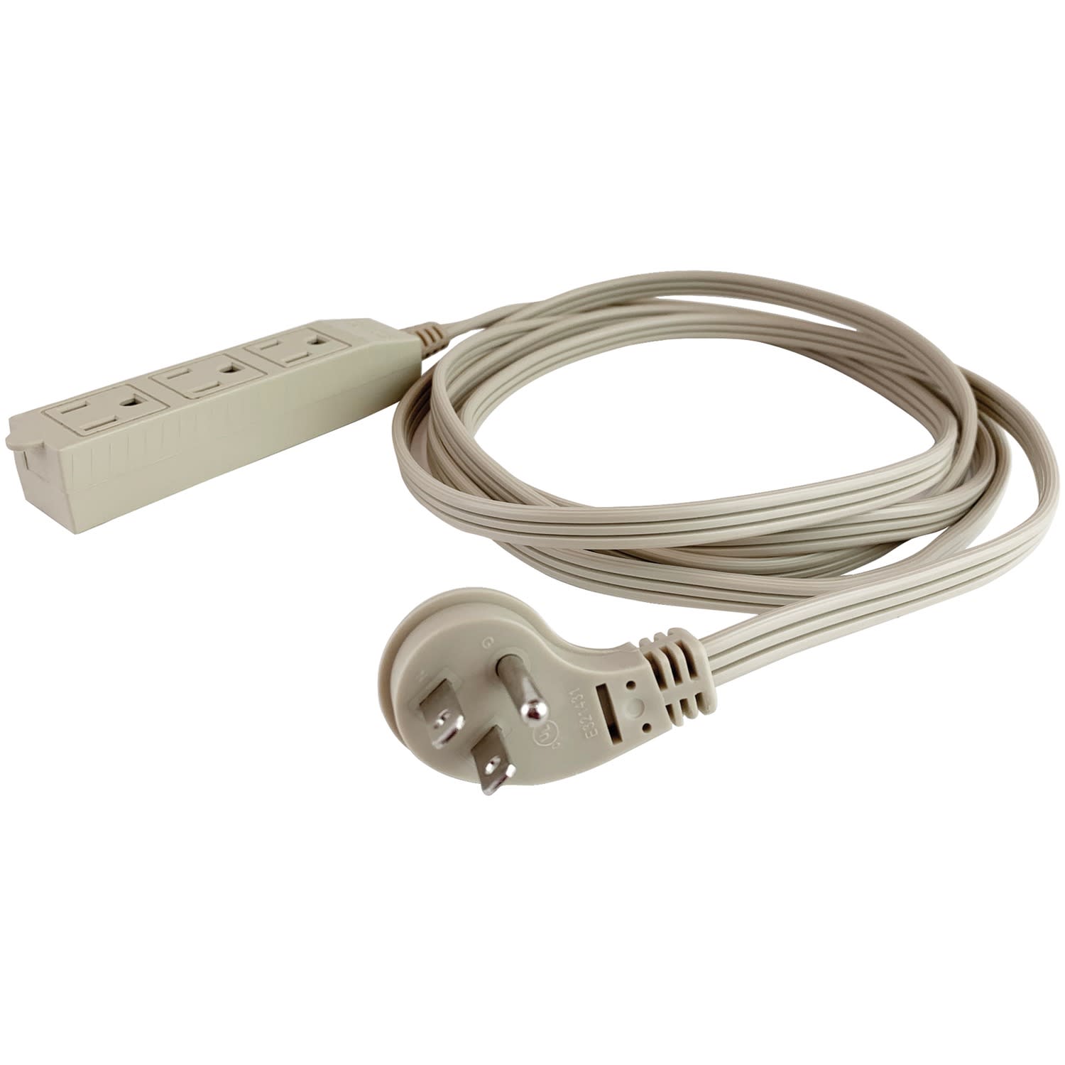 Stanley CordMax 31125 3-Outlet Appliance Cord, 9ft, Beige - Image 3