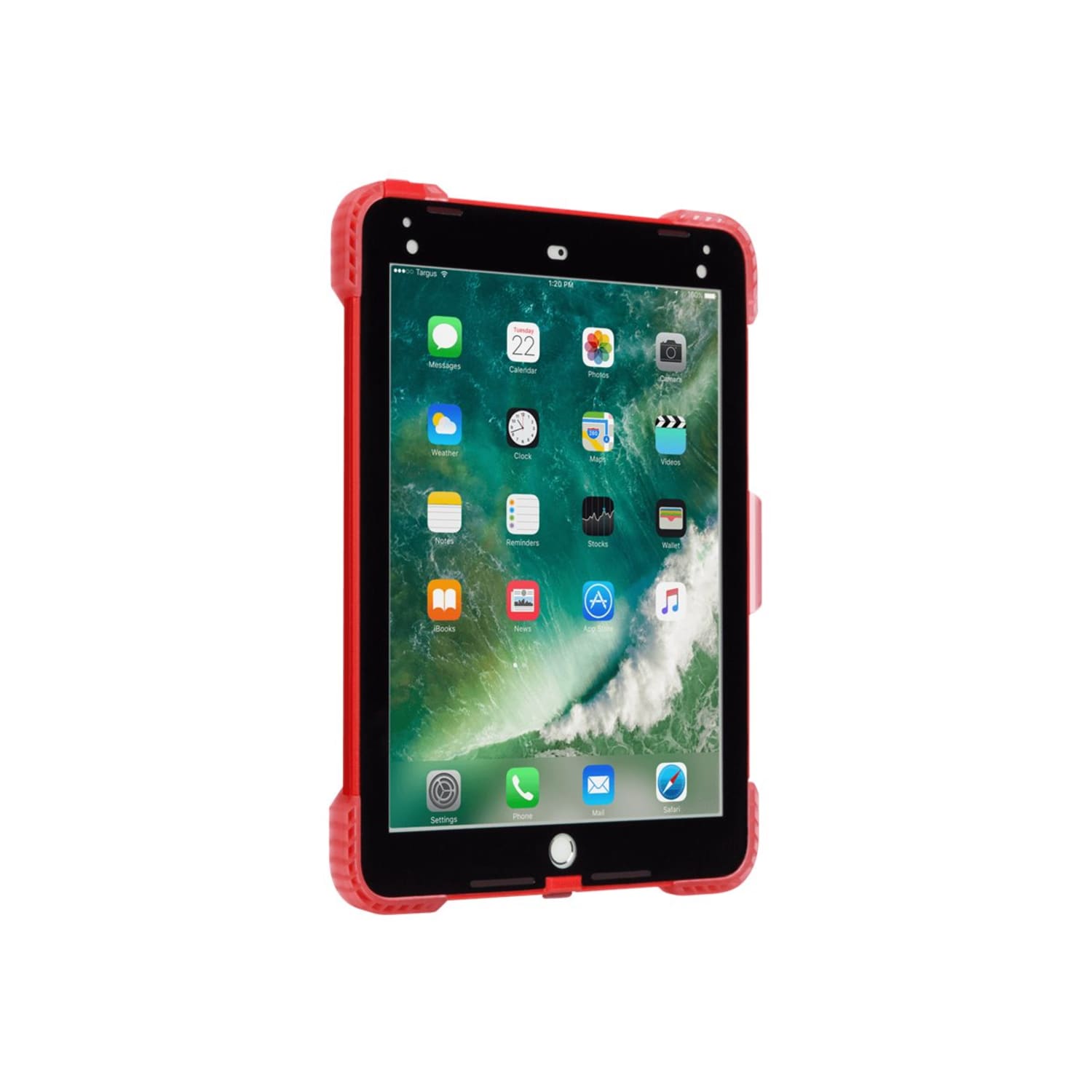 Targus SafePORT Healthcare - Protective case for tablet - rugged - polycarbonate, thermoplastic polyurethane (TPU) - red - 9.7in -  - THD13903GLZ - Image 4