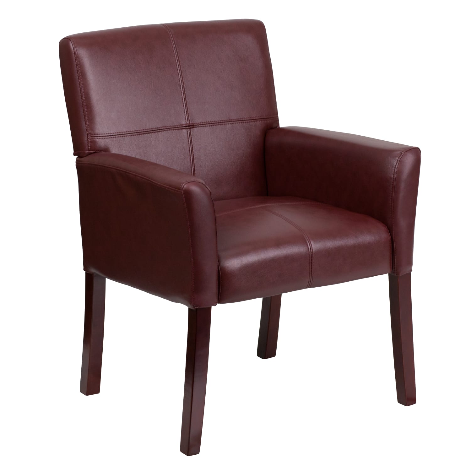 Flash Furniture Leathersoft SideReception Chairs Burgundy PopularChairscom