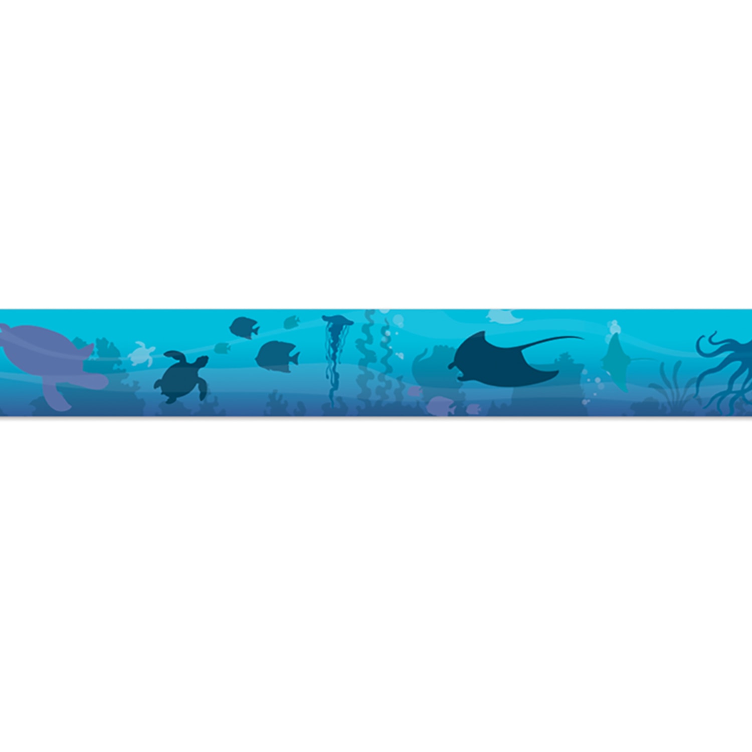 Eureka Deco Trim Packs, 37' x 2-1/4in, Seas the Day Blue, Set Of 6 Packs - Image 5