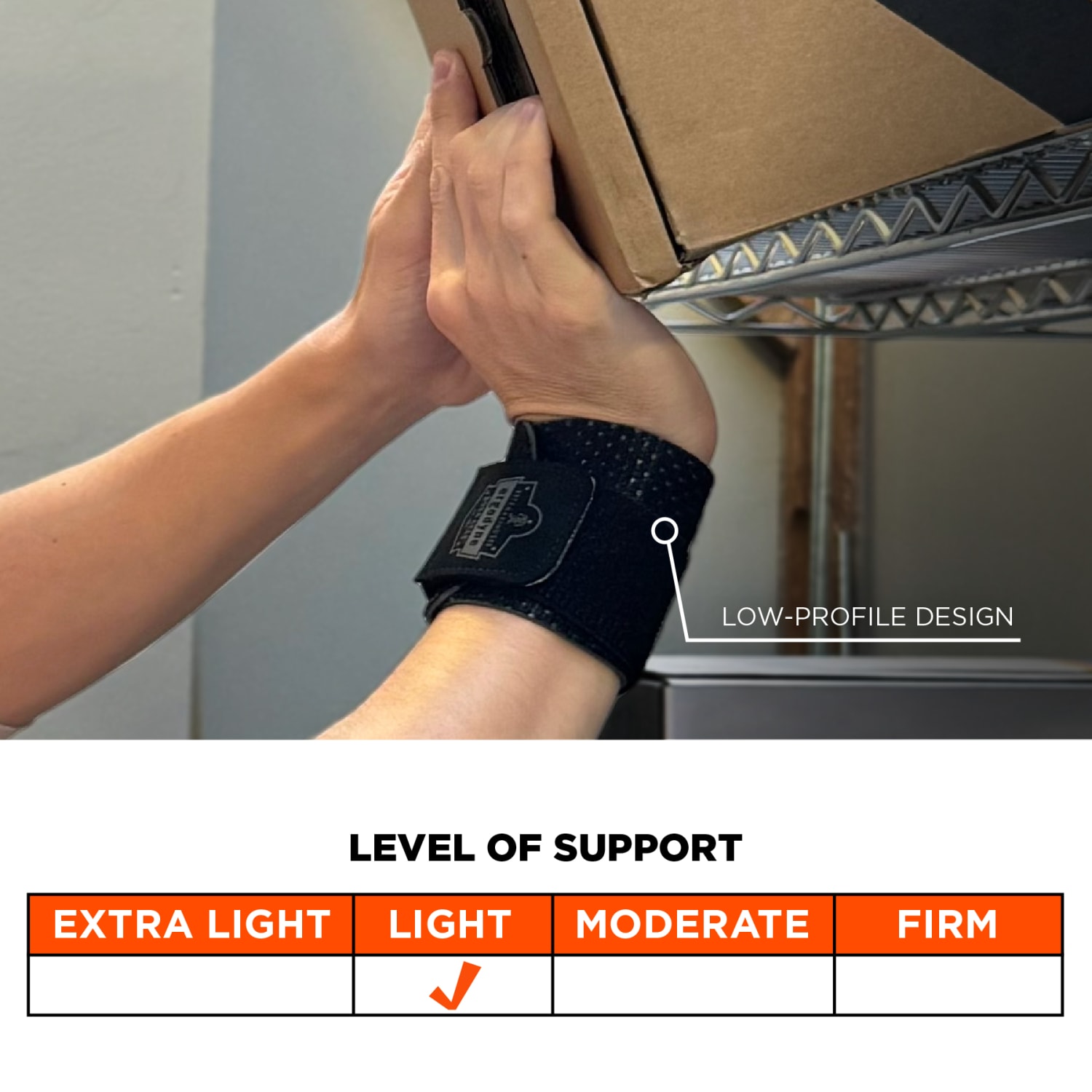 Ergodyne ProFlex 415 Neoprene Wrist Wrap Support, Black - Image 4