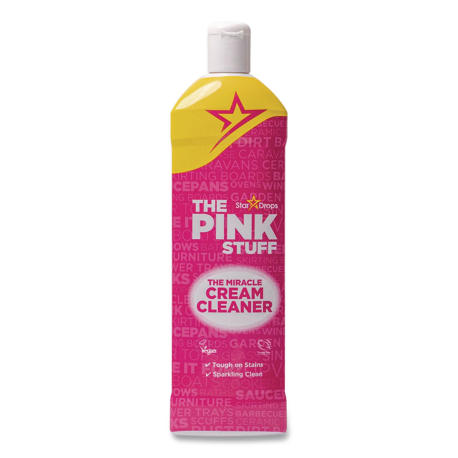 The Pink Stuff Miracle Cream Cleaner, Fruity Scent, 16.9 oz Bottle, 6/Carton - Image 3