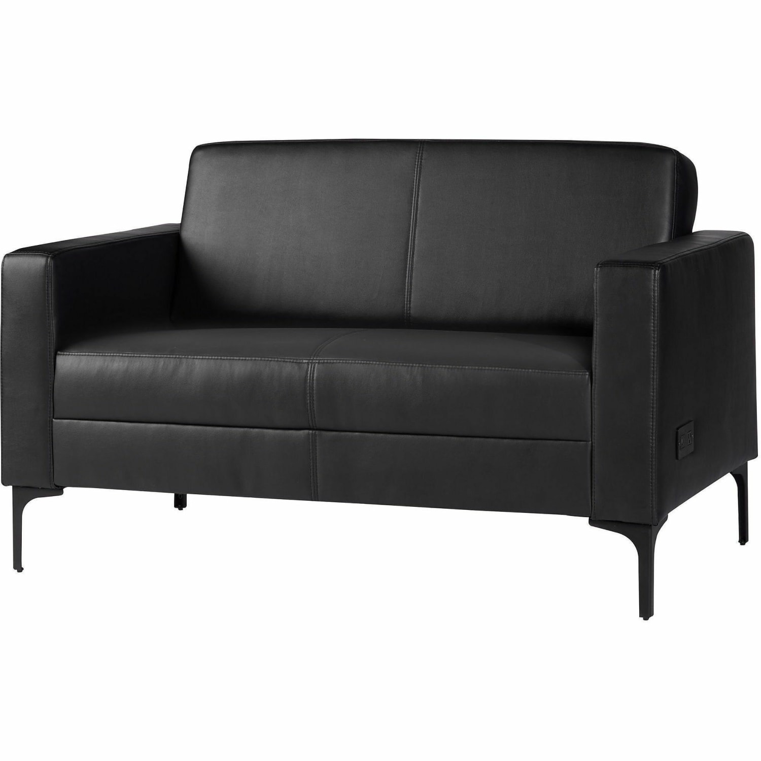 Lorell Clarke Series Loveseat with Antimicrobial Upholstery and Power - 53.2in x 29.8in x 31in Overall Dimension - 1 Each - Image 5
