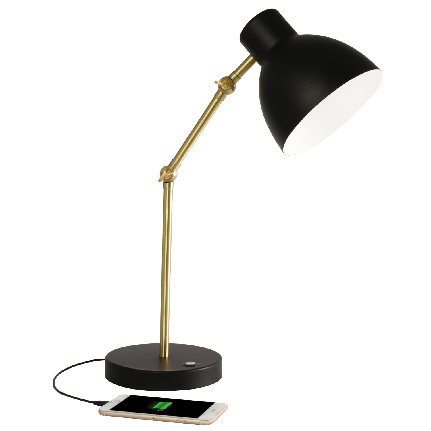 OttLite Adapt LED Desk Lamp, 22inH, Black - Image 3
