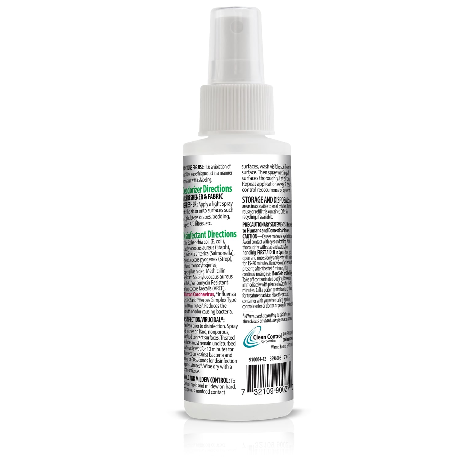 OdoBan Ready-to-Use Disinfectant And Odor Eliminator, Original Eucalyptus Scent, 4 Oz - Image 3