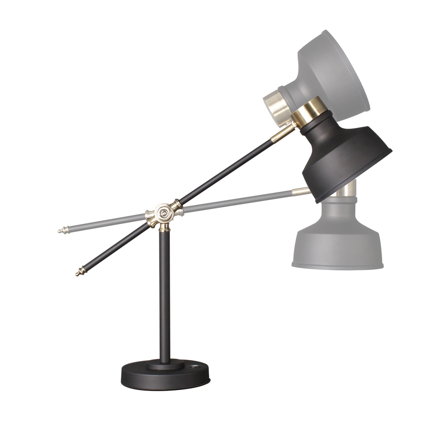 OttLite Balance LED Desk Lamp, 18inH, Black - Image 5