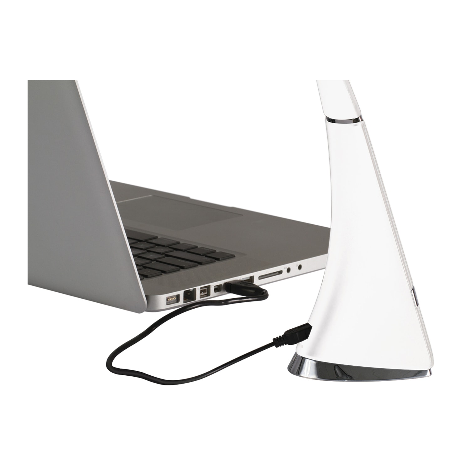 OttLite Recharge LED Desk Lamp, 18-3/4inH, White - Image 4