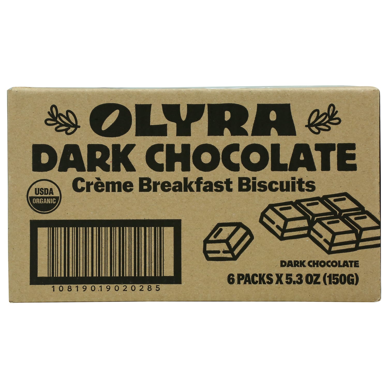Olyra Breakfast Biscuit On The Go Packs, Creme Dark Chocolate, 5.3 Oz, Total Qty 6 - Image 4