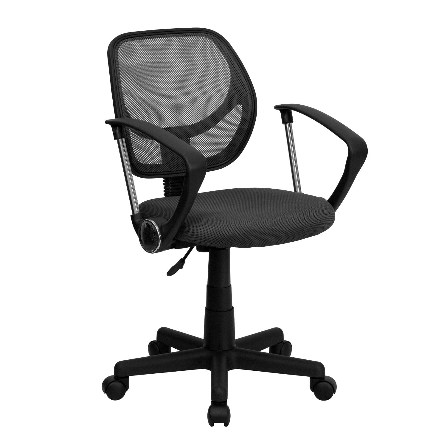 Flash Furniture Mesh Low Back Swivel Task Chair GrayBlack PopularChairscom