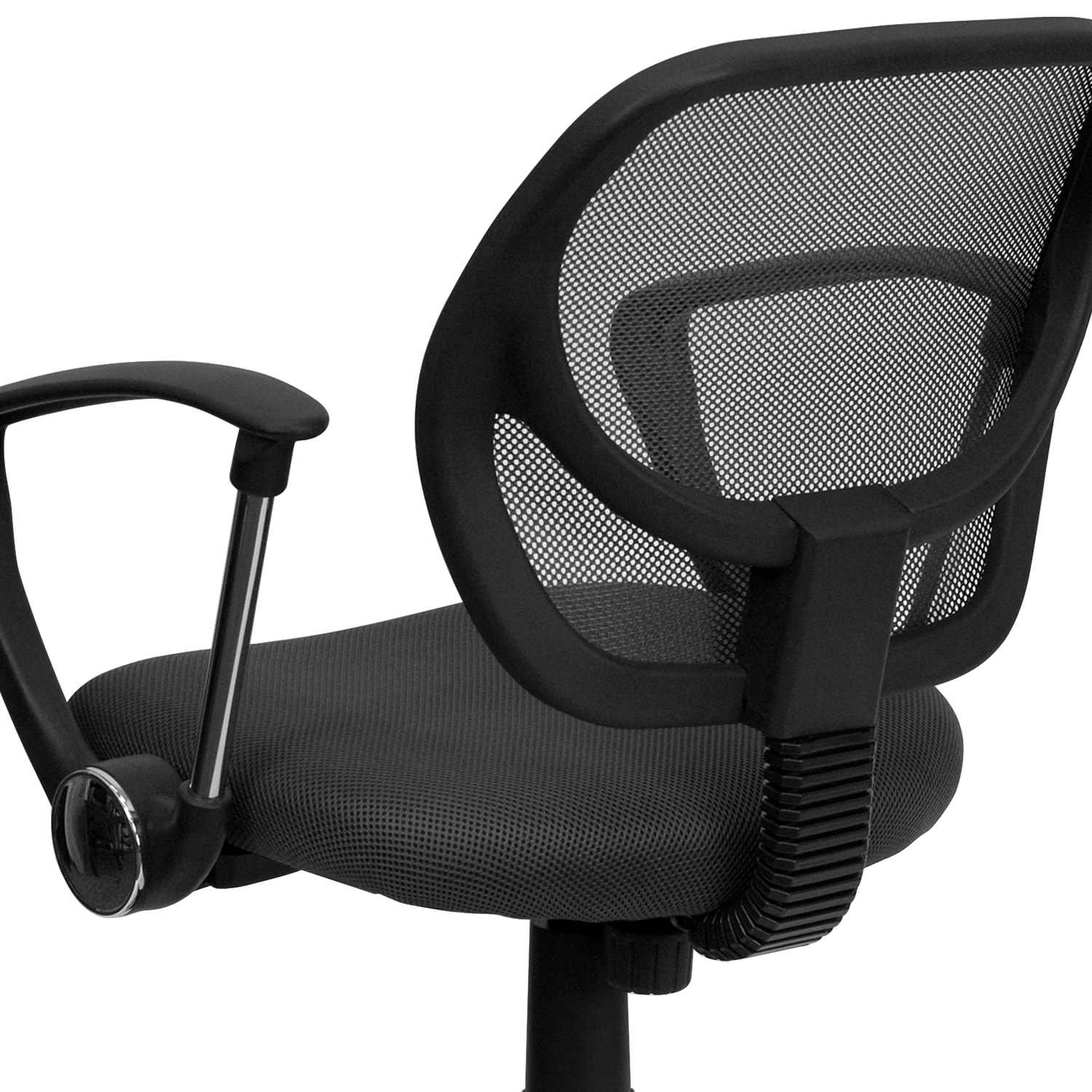Flash Furniture Mesh Low Back Swivel Task Chair GrayBlack PopularChairscom