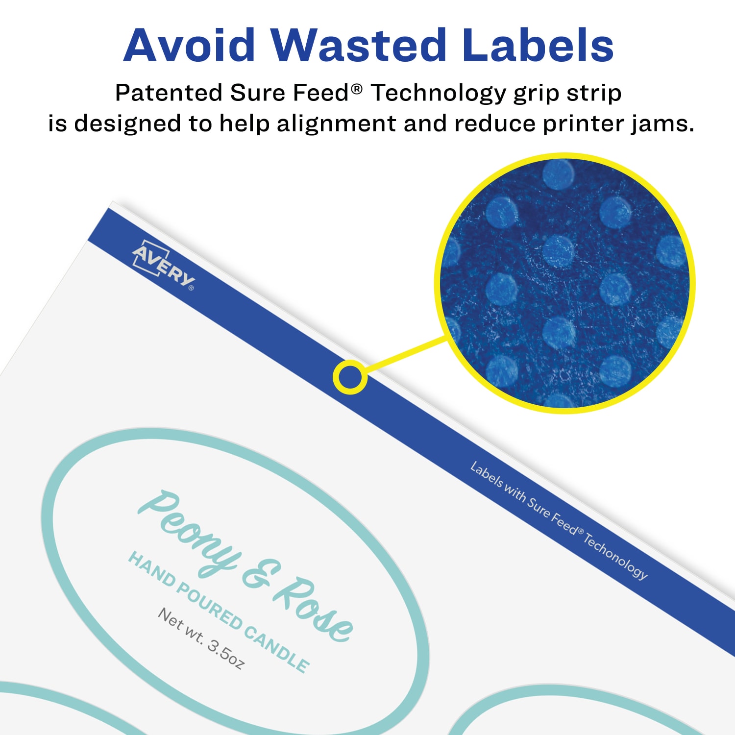 Avery Glossy Permanent Labels With Sure Feed, 94056-CGF25, Oval, 2in x 3-1/3in, Clear, Pack Of 200 - Image 5