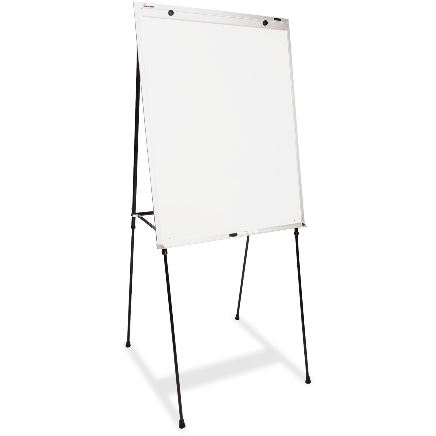 SKILCRAFT Magnetic Tabletop/Floor Dry-Erase Whiteboard, 29in x 40in, Steel Frame With Silver Finish (AbilityOne 7520 01 642 1219) - Image 3