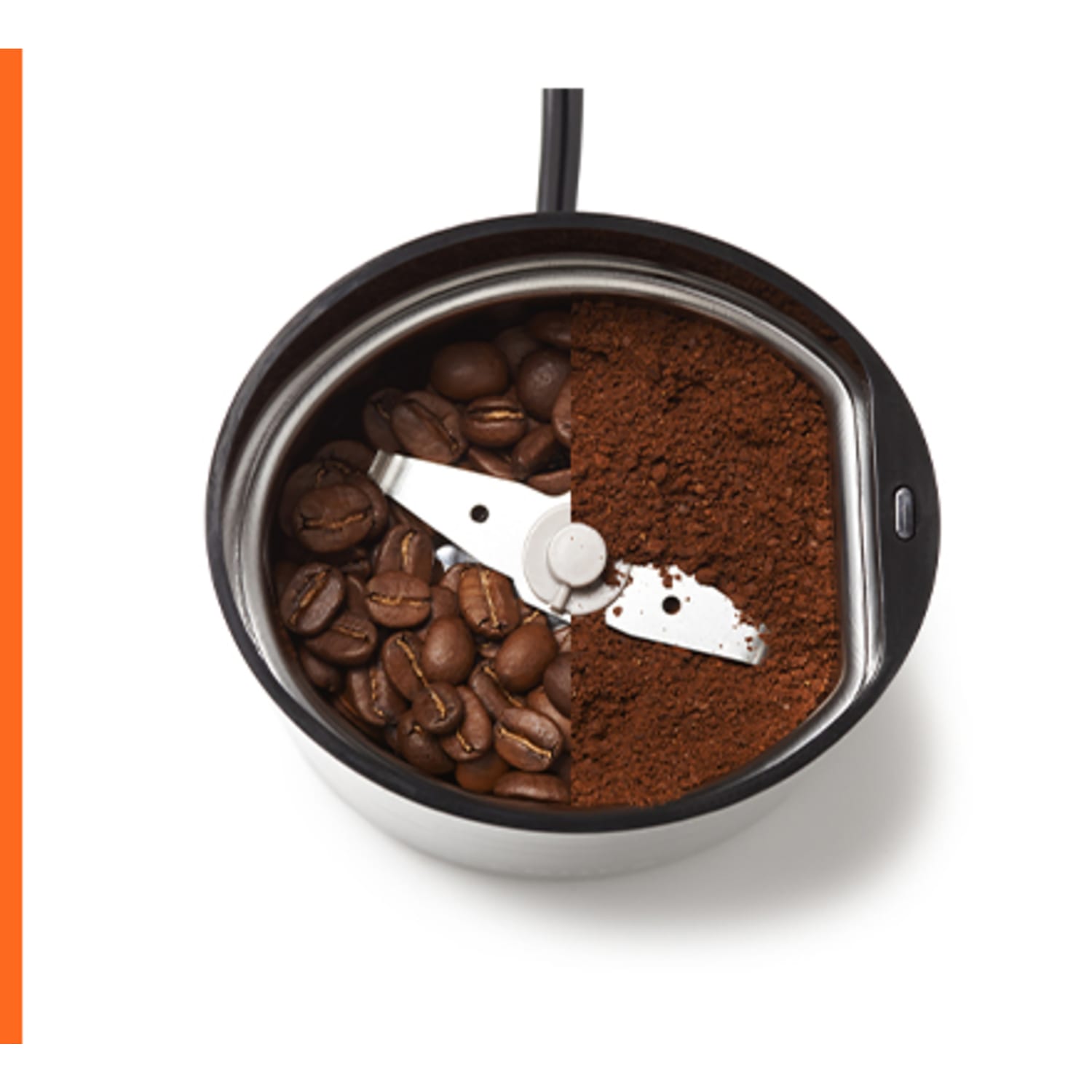 KRUPS Fast-Touch Stainless-Steel 12-Cup Coffee Grinder, Black - Image 5