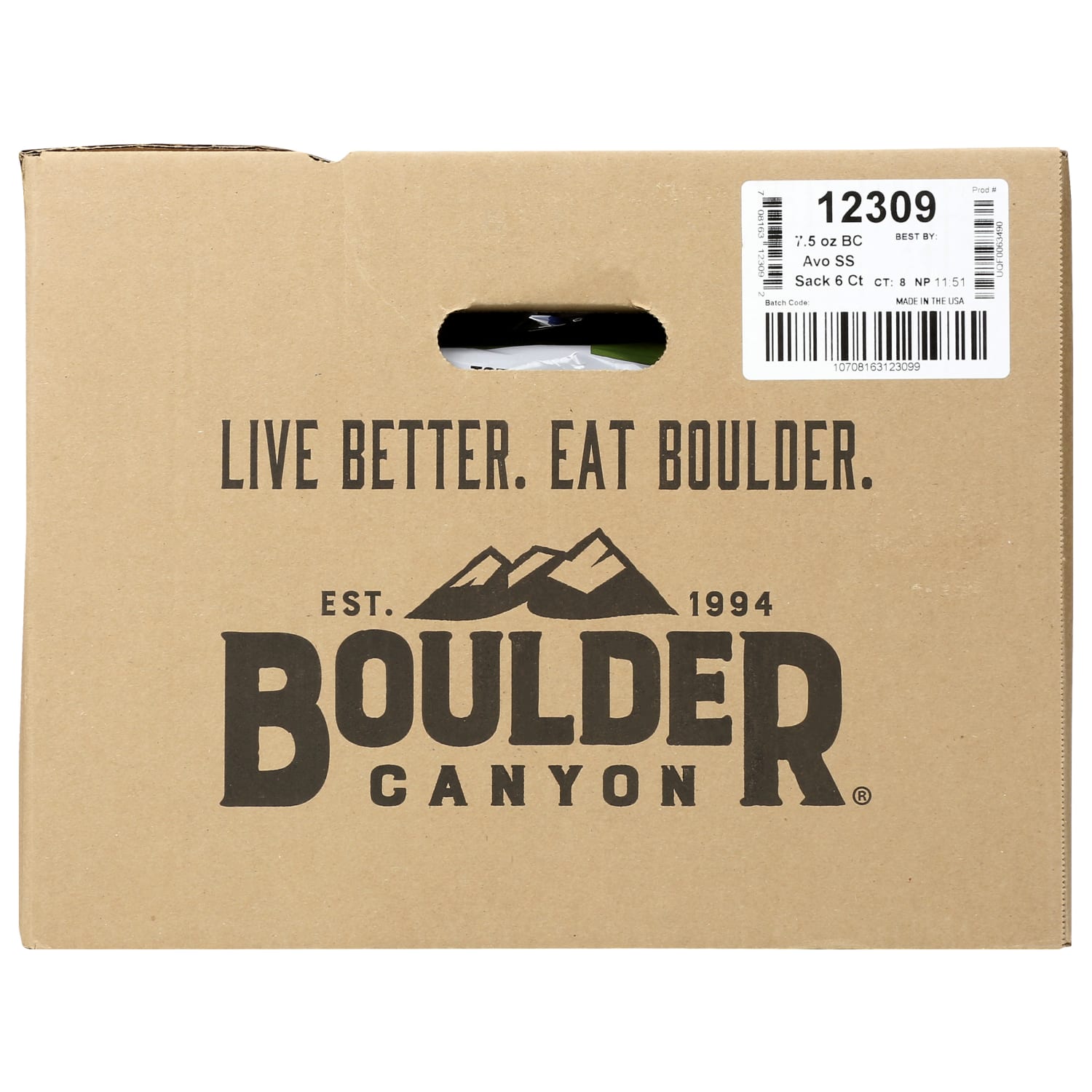 Boulder Canyon Kettle Style Potato Chips, Classic Sea Salt, 1.25 Oz, Total Qty 48 - Image 3