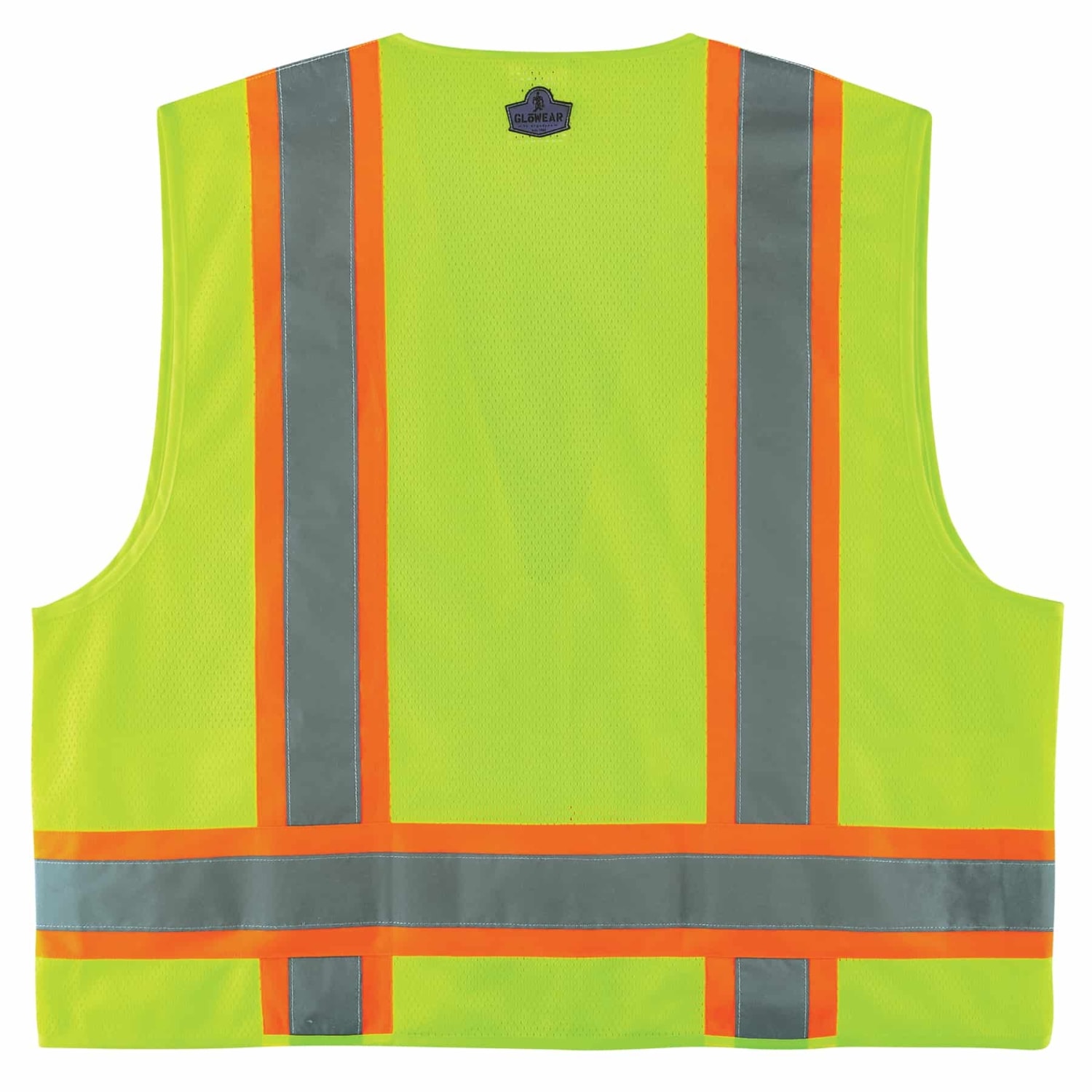 Ergodyne GloWear Safety Vest, 2-Tone Surveyors, Type-R Class 2, Large/X-Large, Lime, 8248Z - Image 3