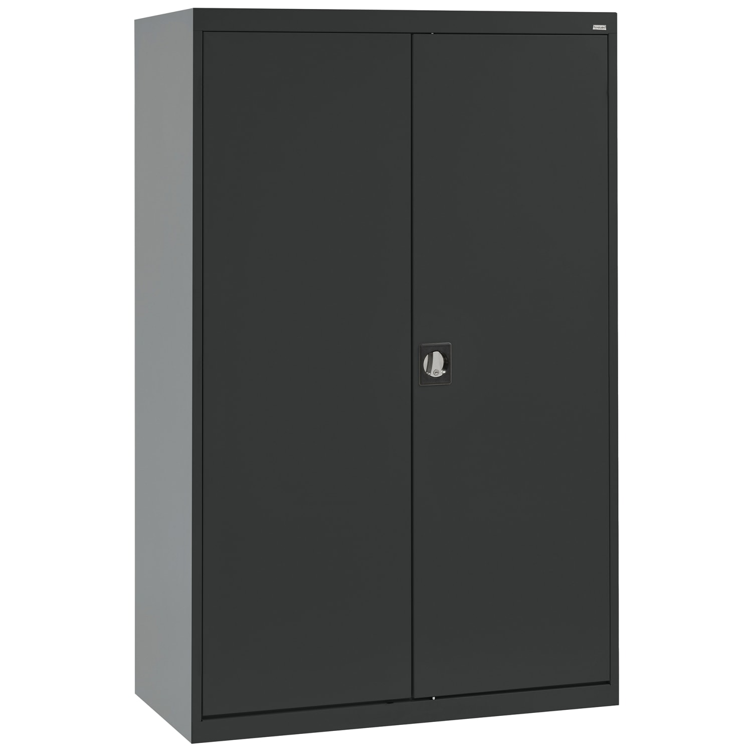 Sandusky Elite Series 46inW Heavy-Duty Assembled Combination Storage Cabinet, Black - Image 3