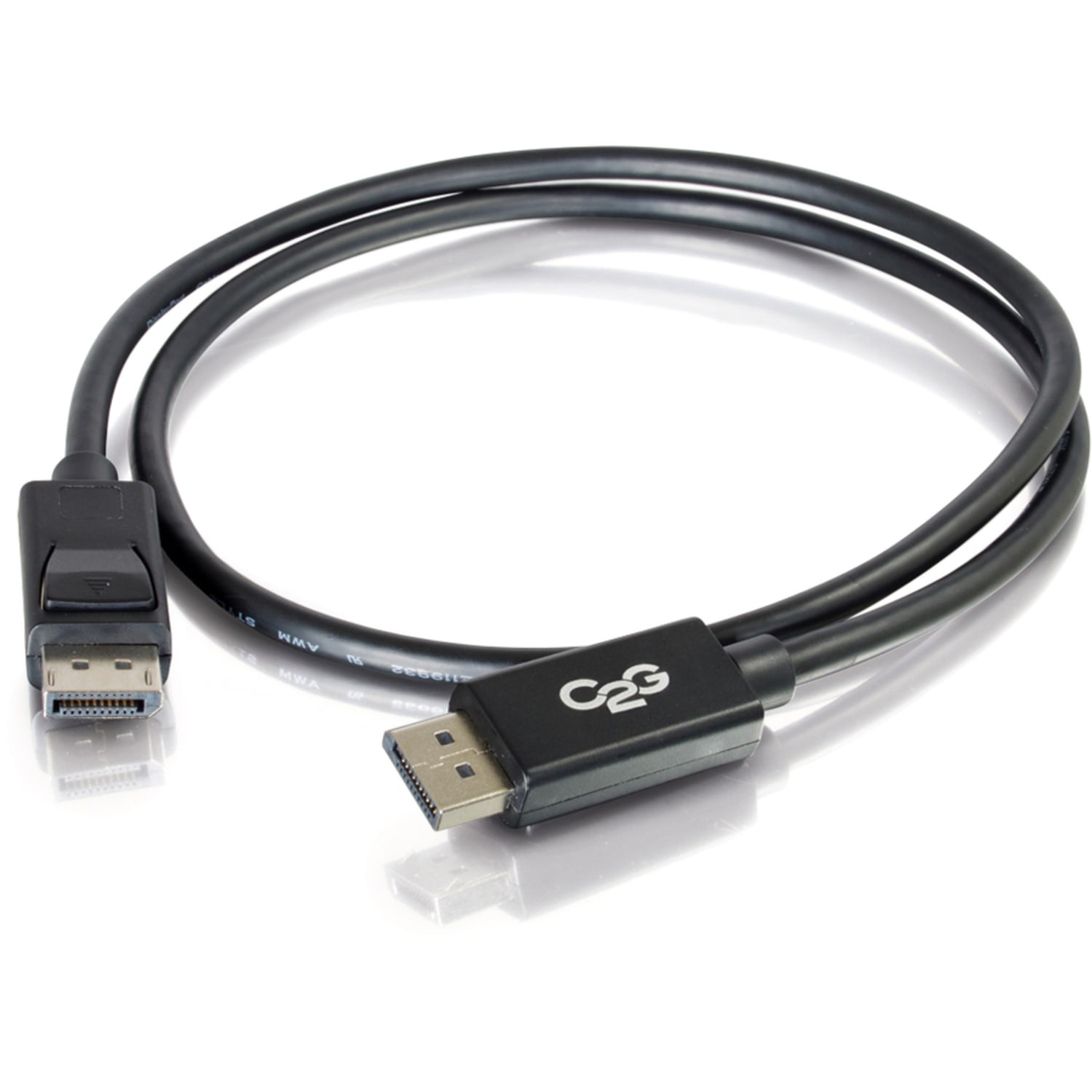 C2G 10ft DisplayPort Cable with Latches, 4K 60Hz, DisplayPort Male to DisplayPort Male, 30V - DisplayPort  - 54402 - Image 6