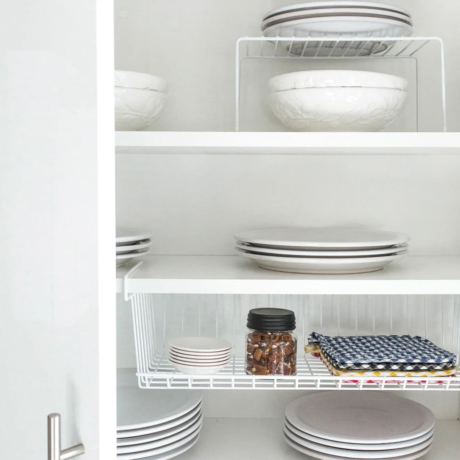 Better Houseware Small Storage Shelf, 5-1/4in x 11in, White - Image 6