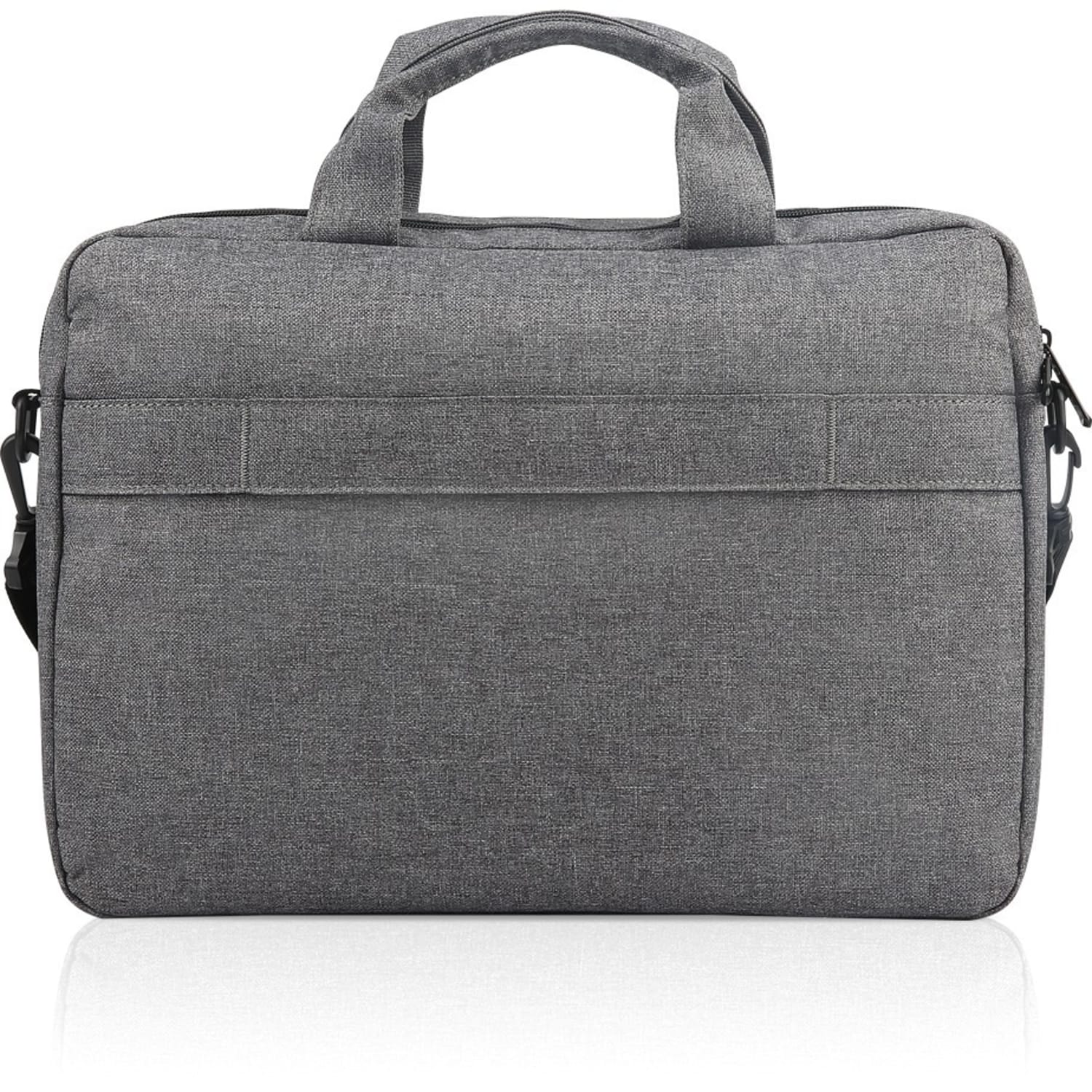 Lenovo T210 Carrying Case for 15.6in Notebook, Book - Gray - Water Resistant - Polyester Body - Handle, Luggage Strap - 15.7in x 11.8inx 2.2in Depth - Image 6