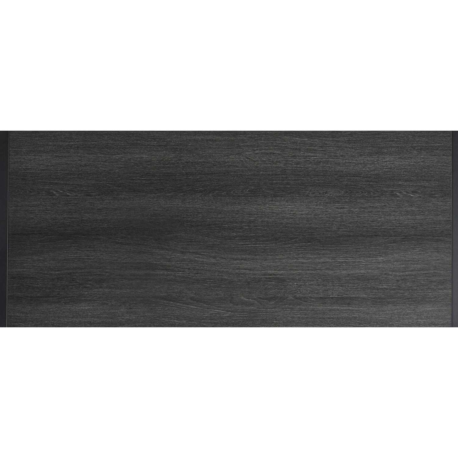 Realspace DeJori 59inW L-Shape Corner Desk With Hutch, Charcoal - Image 6