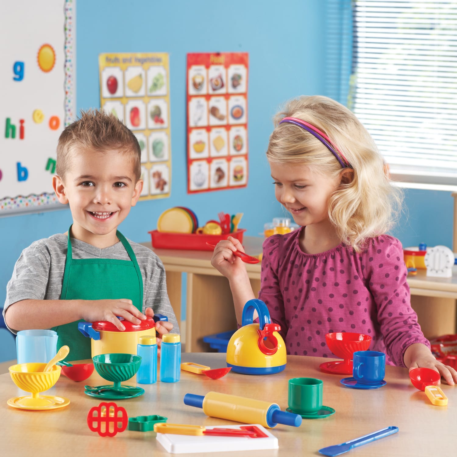 Learning Resources Pretend & Play Kitchen Set, Grades Pre-K - 3 - Image 5