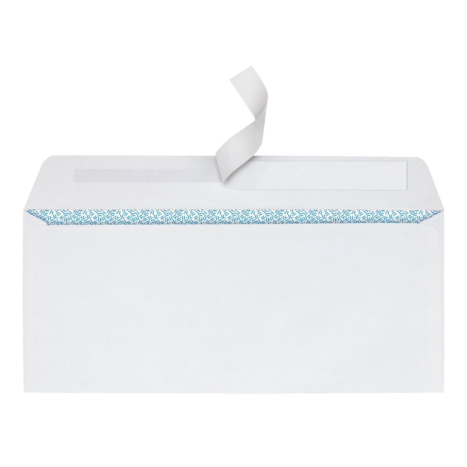 Office Depot Brand #10 Security Envelopes, Left Window, 4-1/8in x 9-1/2in, Clean Seal, White, Box Of 250 - Image 3